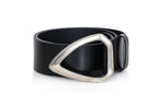 ISABEL MARANT - AN 'INDIANI' BLACK LEATHER BELT