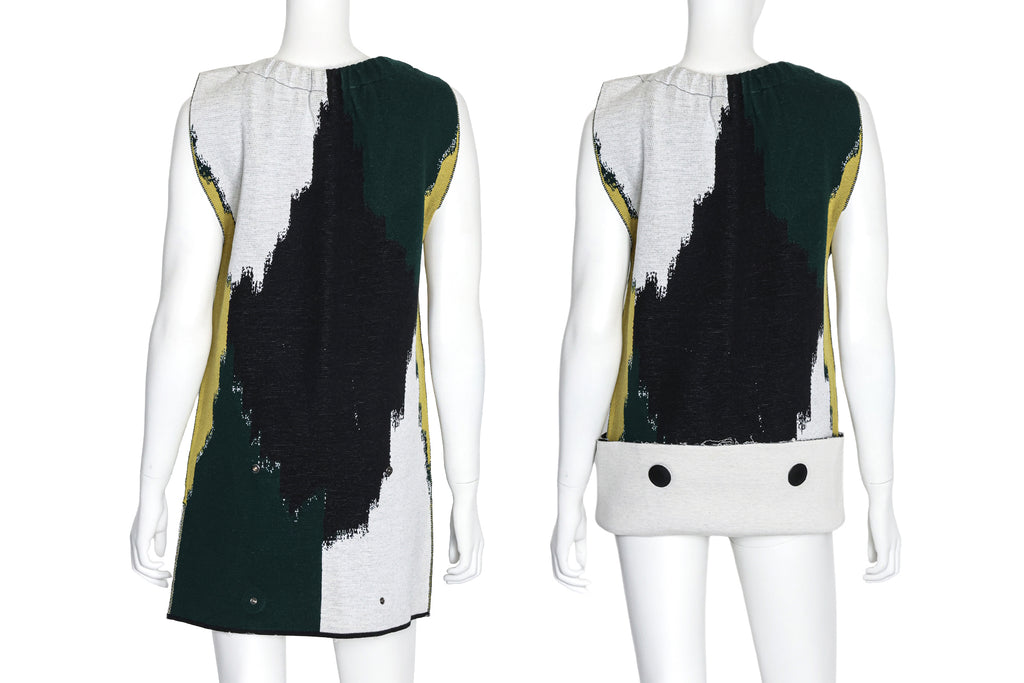 MARNI - AN ABSTRACT PRINT TWO WAY TOP, FALL RTW 2016