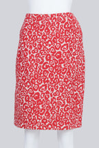 PREEN - A RED LEOPARD PRINT SKIRT