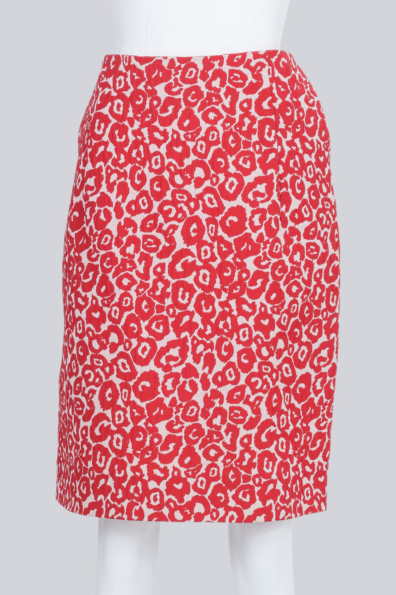 PREEN - A RED LEOPARD PRINT SKIRT
