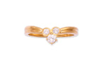 A HIGH KARAT GOLD DIAMOND RING
