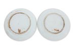 A PAIR OF CANTON ROSE MEDALLION PORCELAIN PLATES