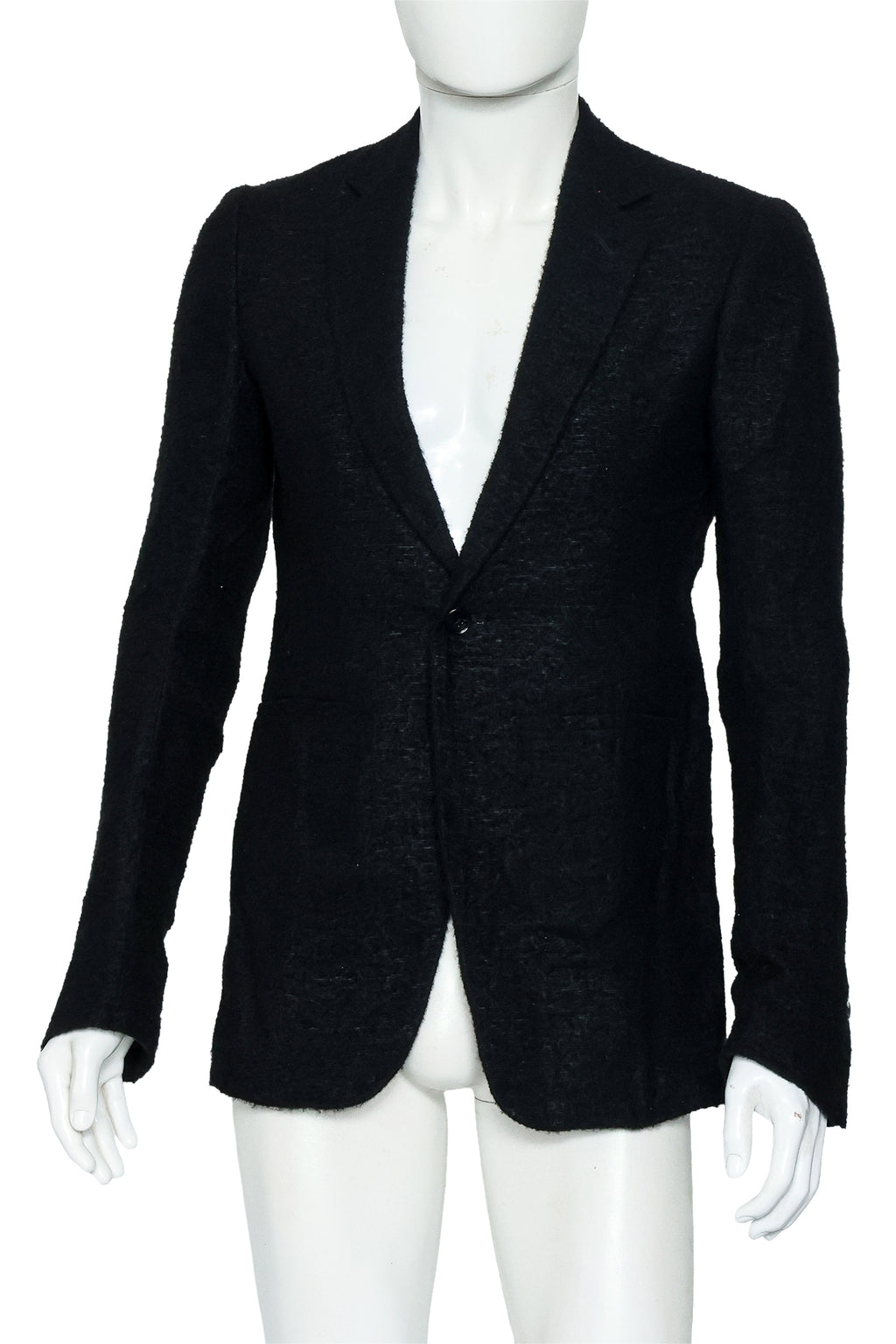 RICK OWENS - A FELT BLAZER, F/W 2012/13