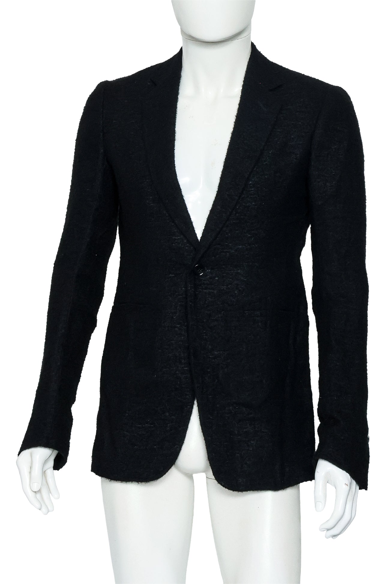 RICK OWENS - A FELT BLAZER, F/W 2012/13