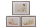 ARTIST UNKNOWN - THREE NUDE STUDIES