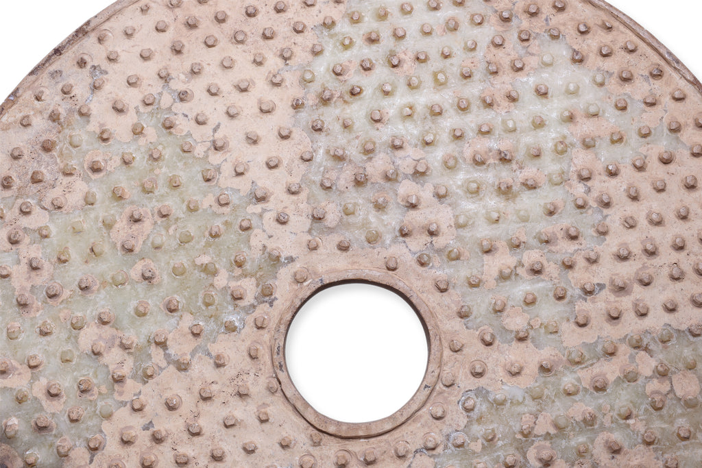 TWO LARGE ARCHAISTIC JADE CARVINGS