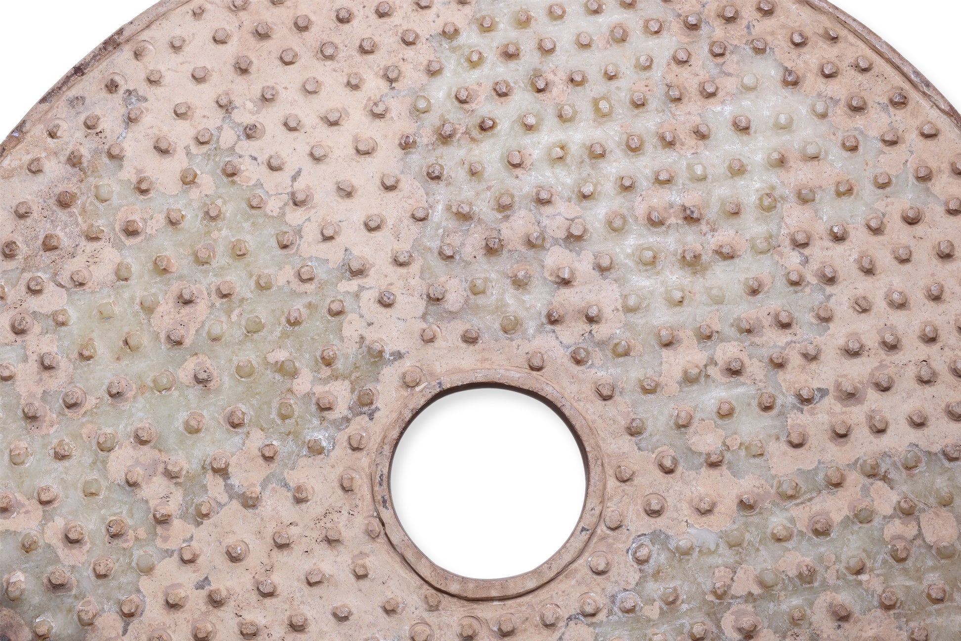 TWO LARGE ARCHAISTIC JADE CARVINGS