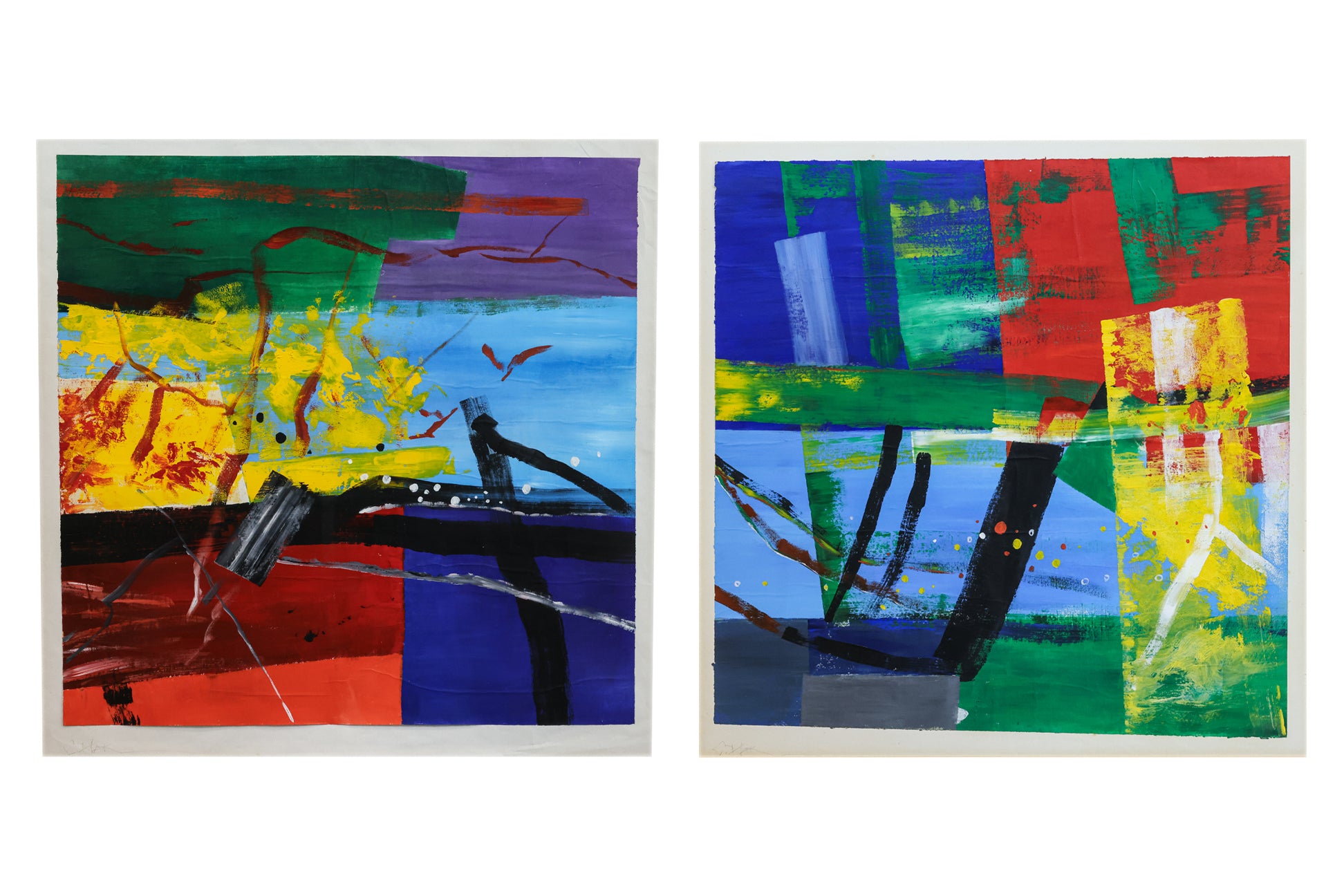FONG KIM SENG (MALAYSIAN, B. 1949) - NATURE EMBRACE I AND II, 2001