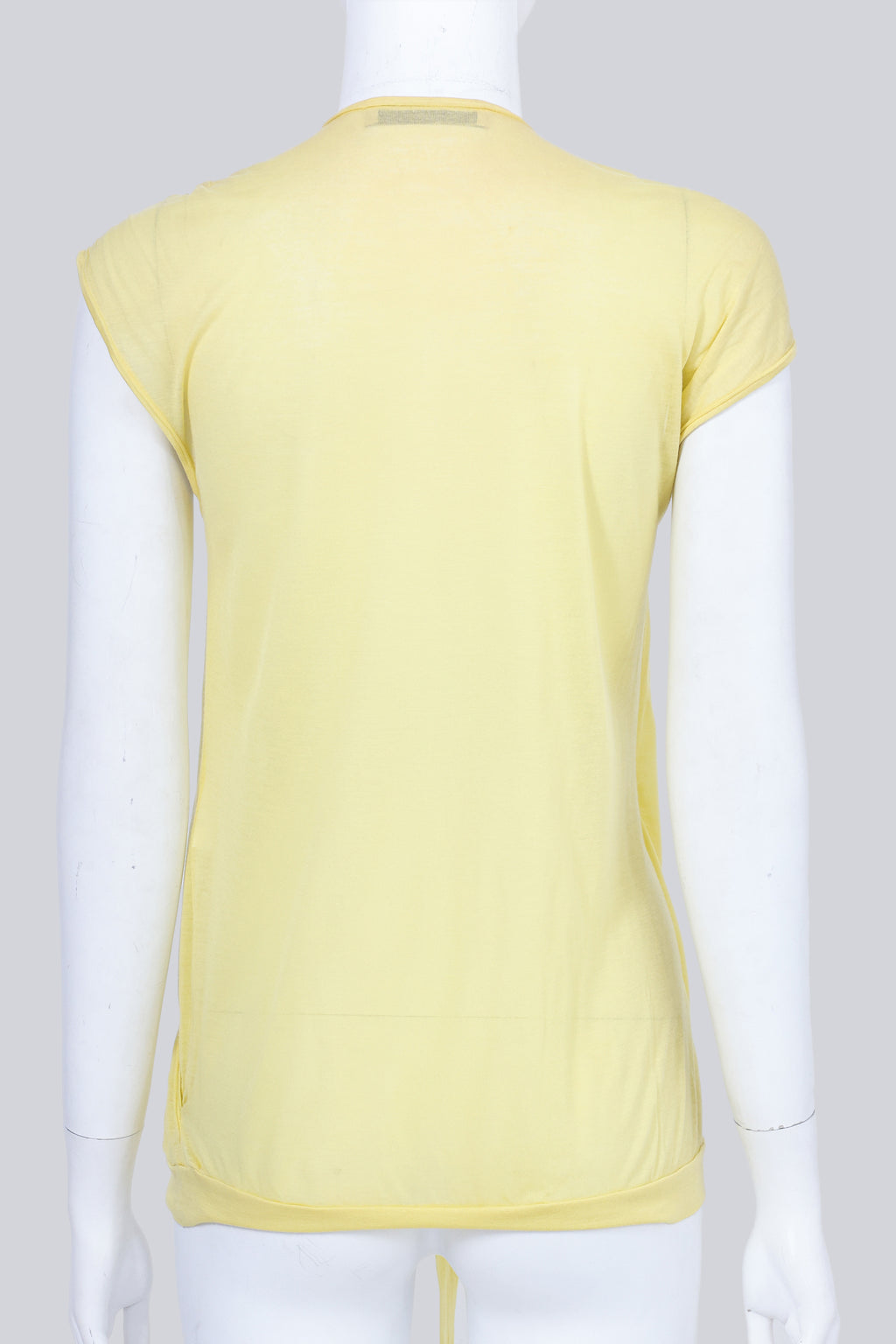 STELLA MCCARTNEY - A YELLOW COWL SHIRT