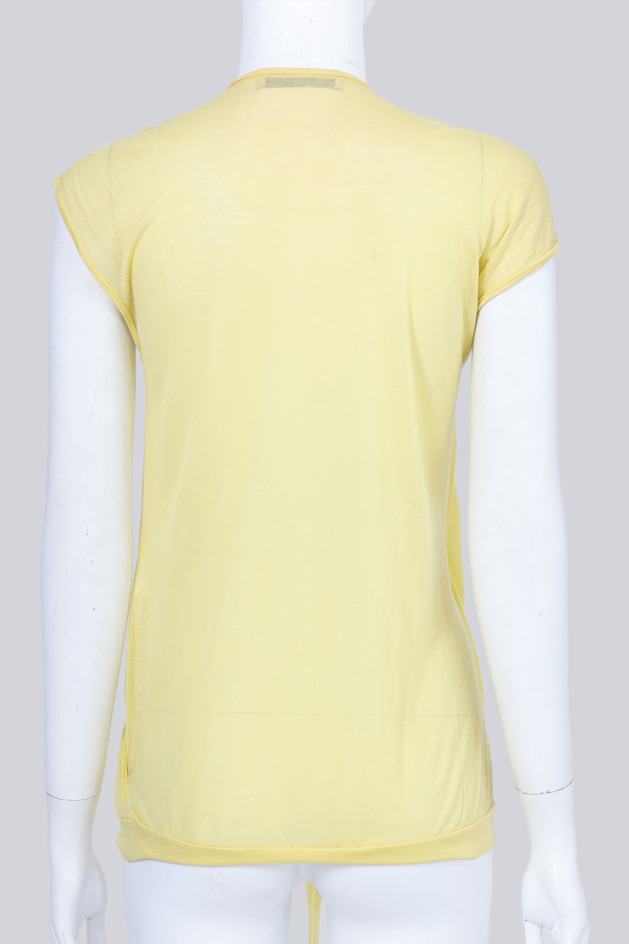 STELLA MCCARTNEY - A YELLOW COWL SHIRT