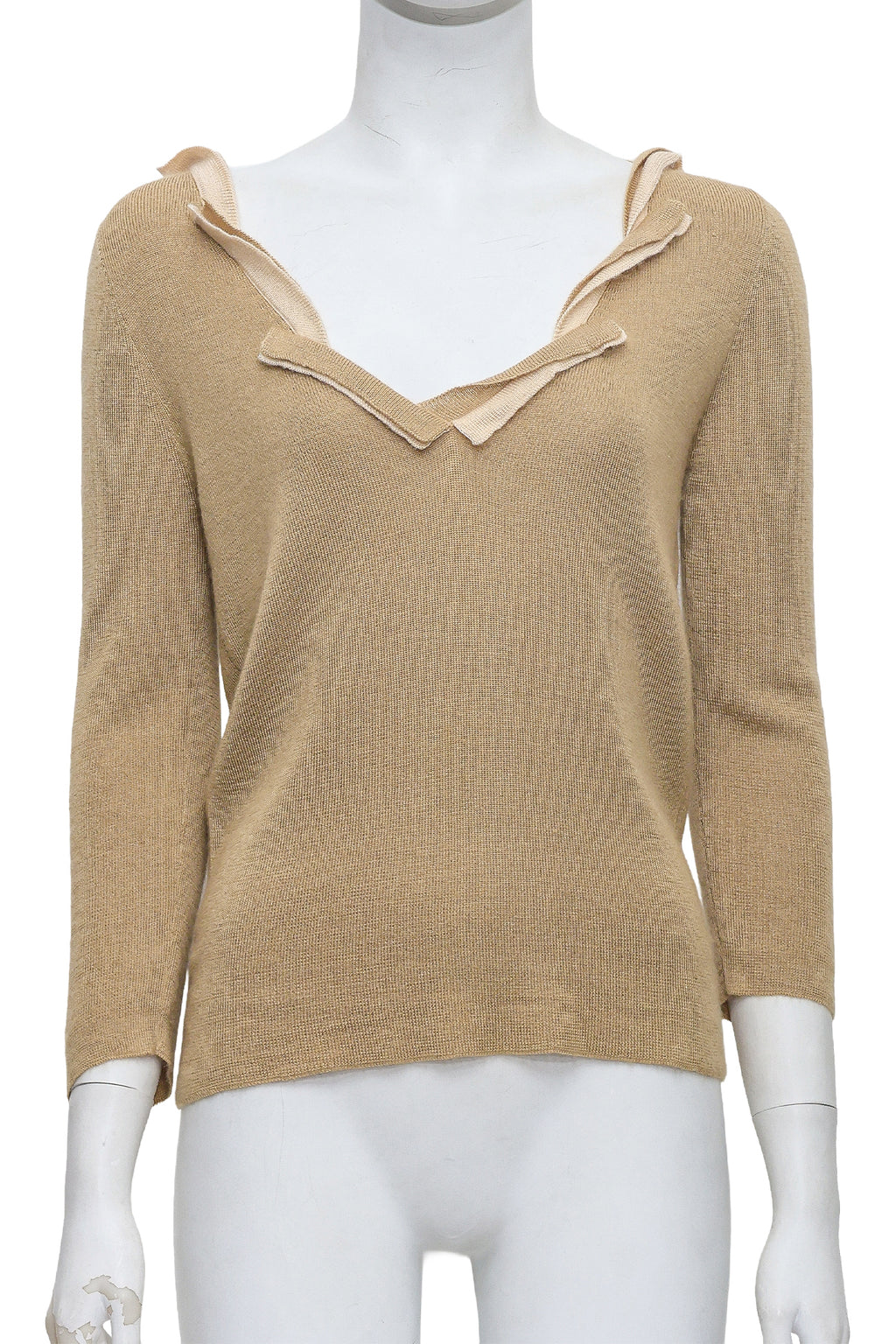 PRADA - A LONG SLEEVE KNIT TOP