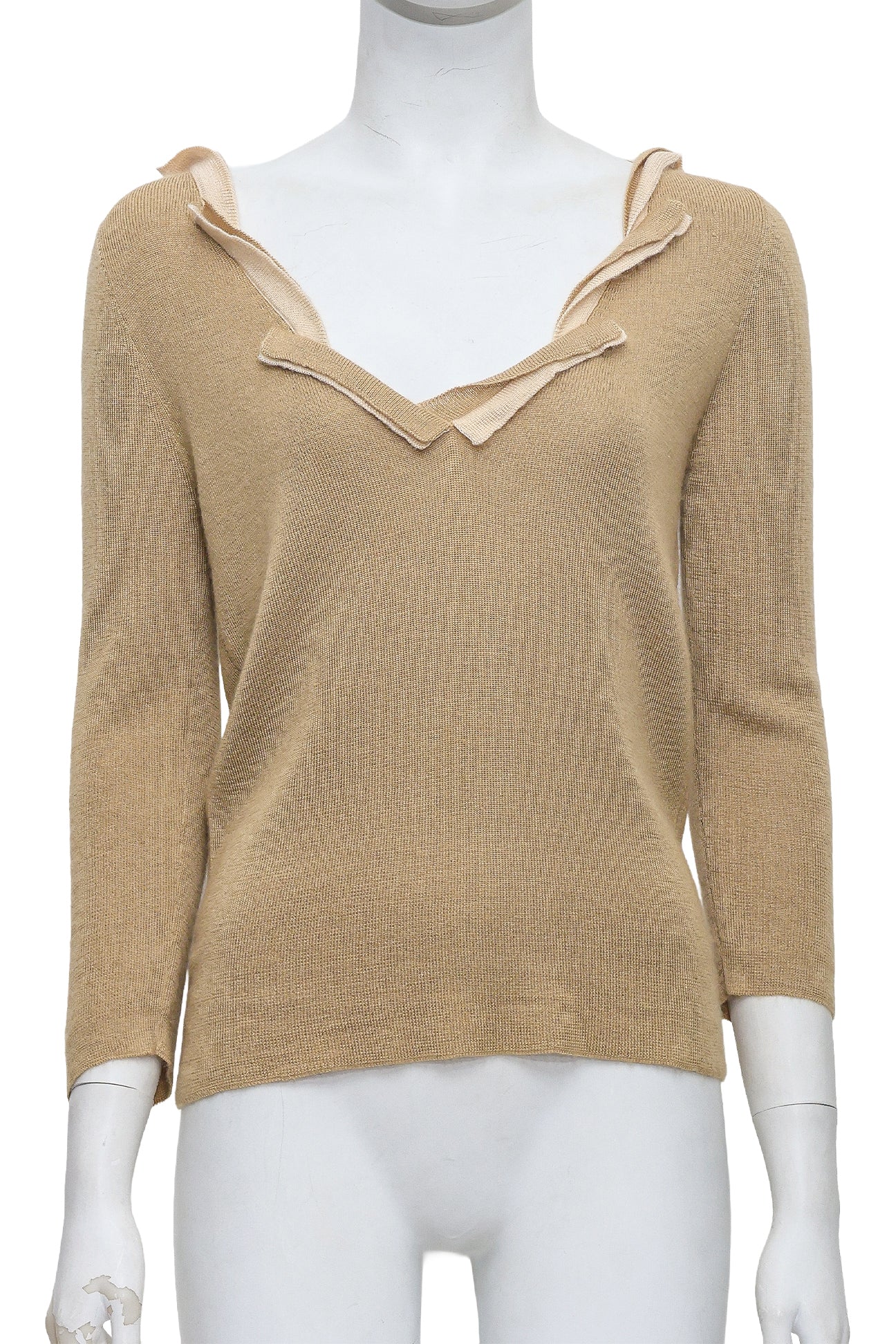PRADA - A LONG SLEEVE KNIT TOP