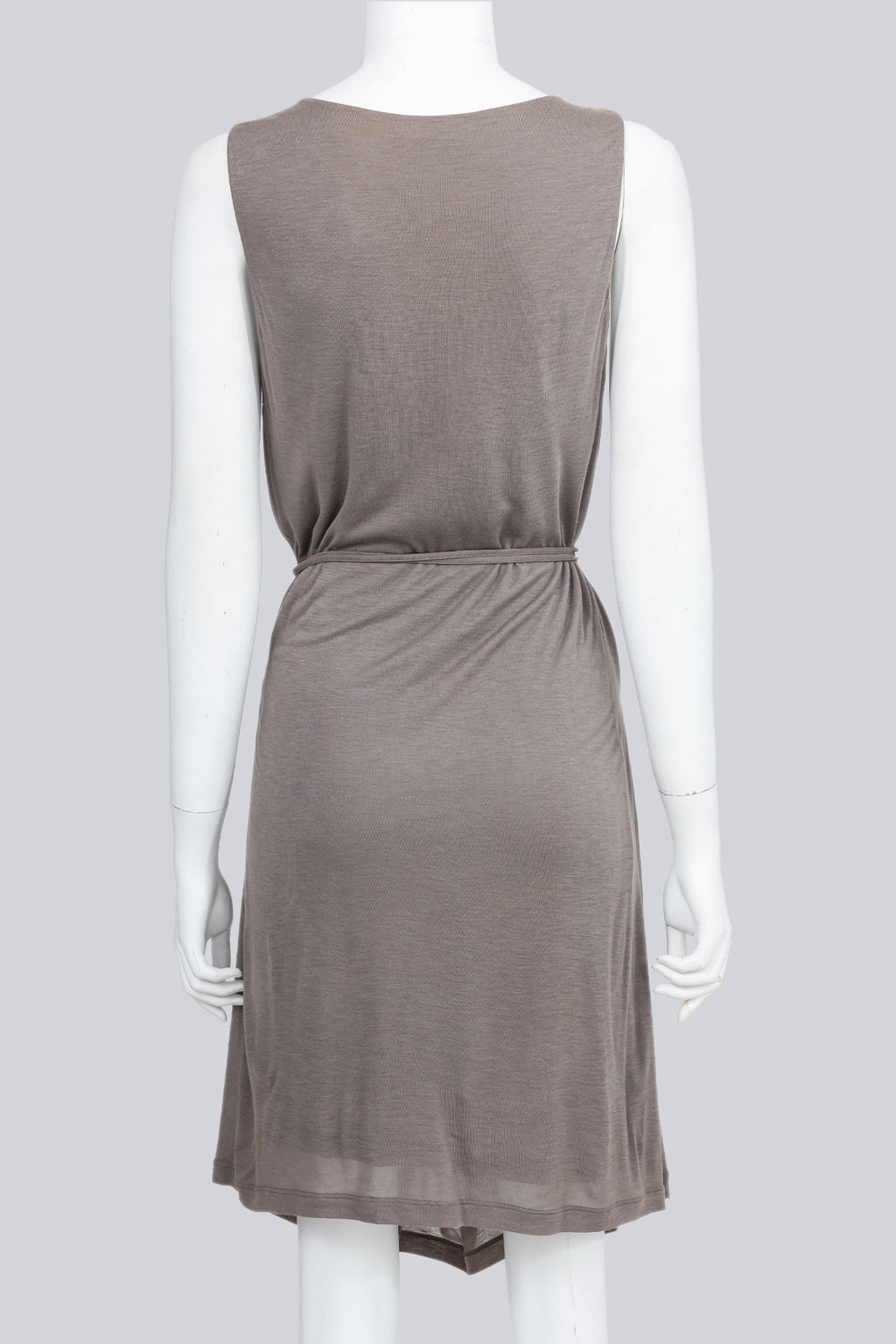 STELLA MCCARTNEY - A TAUPE CINCHED DRESS