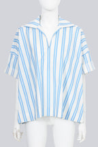 BALENCIAGA - A STRIPE COLLARED SHIRT