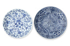 TWO BLUE AND WHITE PORCELAIN DISHES
