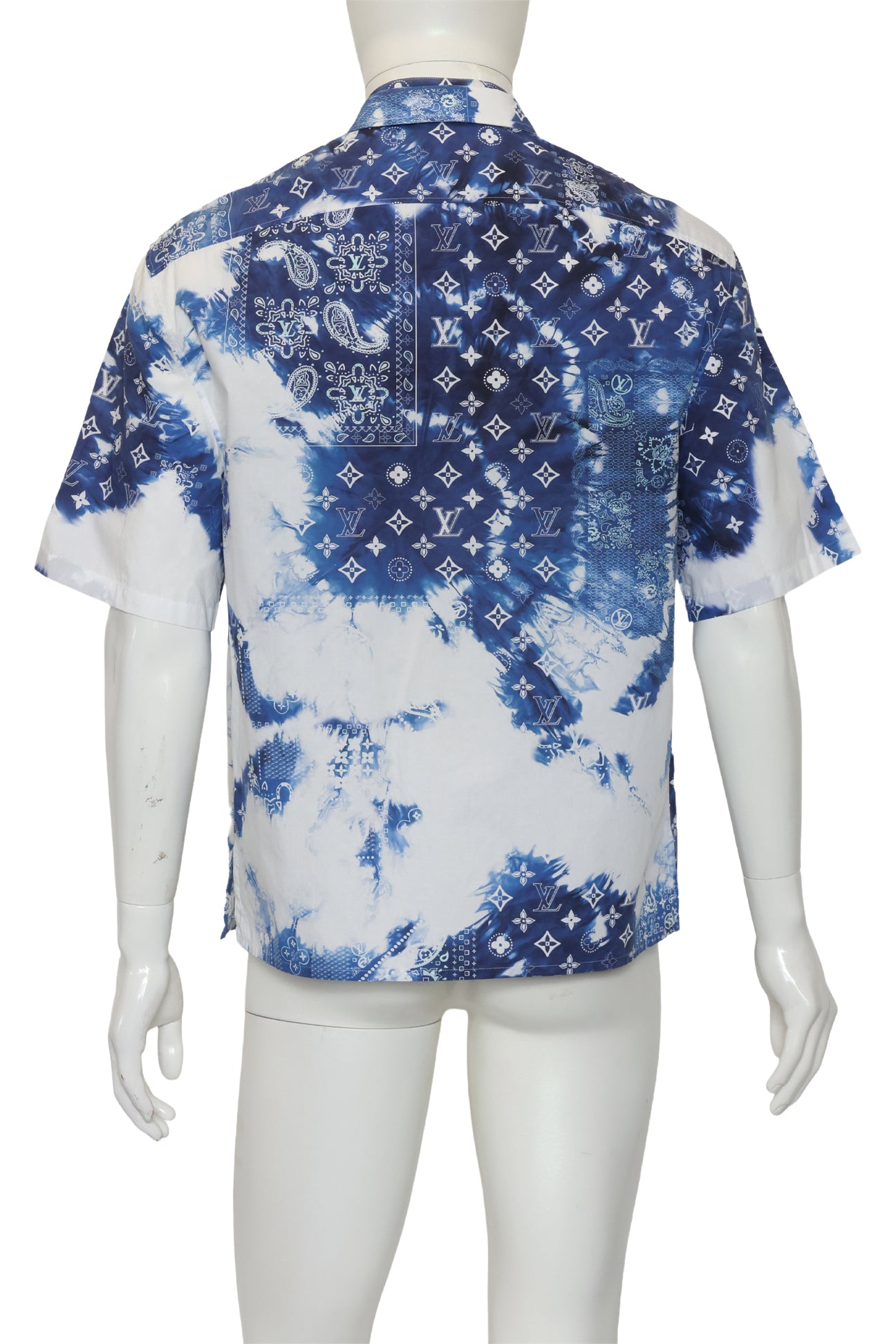 LOUIS VUITTON X VIRGIL ABLOH - A BUTTON UP MONOGRAMMED SHIRT, 2022