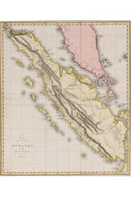 A MAP OF THE ISLAND OF SUMATRA IN THE EAST INDIES, WILLIAM MARSDEN, 1810