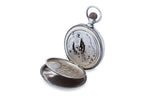 AN ELGIN SILVER CASED POCKET WATCH