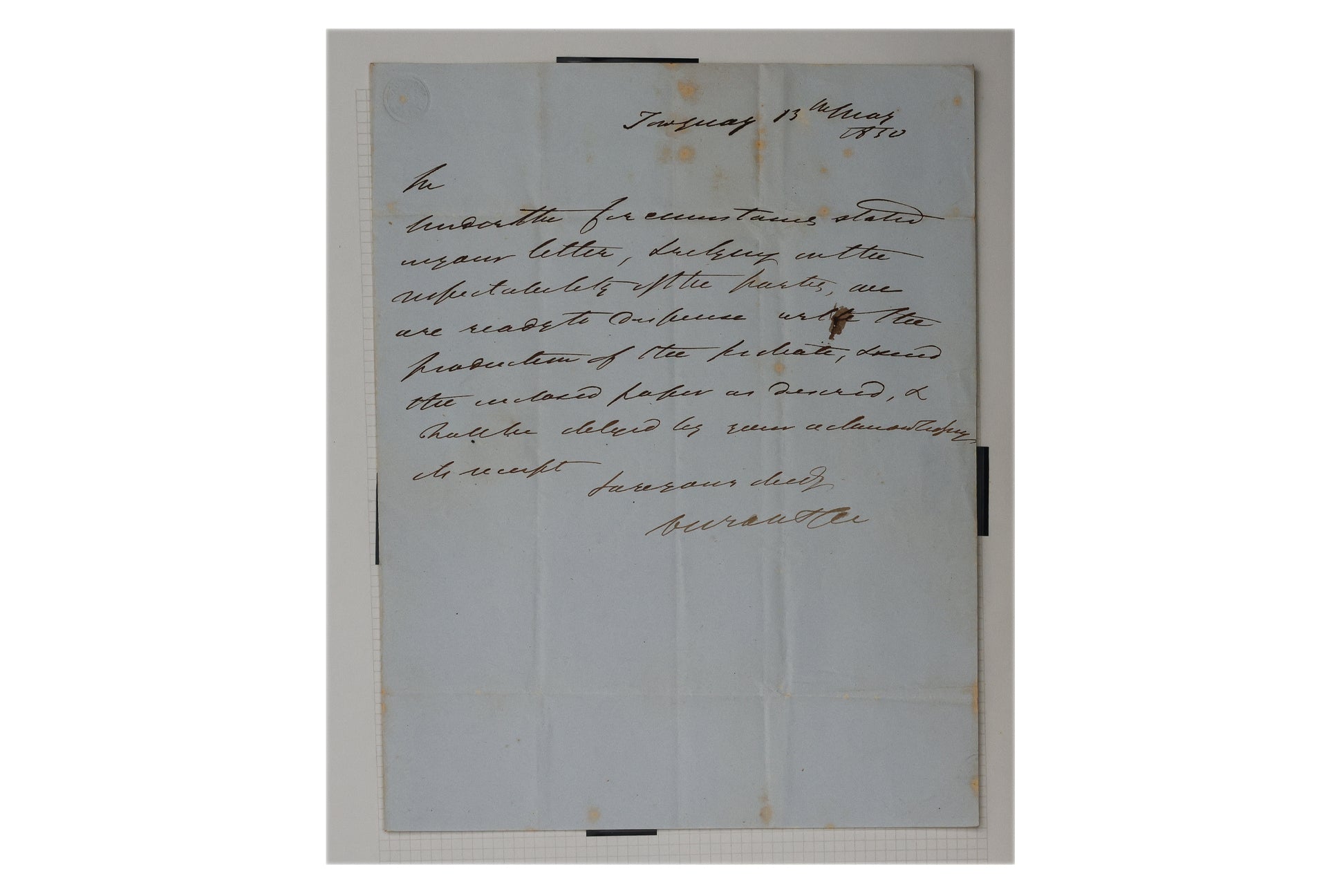 UK, COVER, 1d RED, 1850, TORQUAY