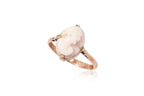 A SHELL CAMEO RING