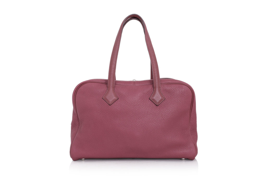 HERMES - A 'VICTORIA II 35' LEATHER TOTE BAG