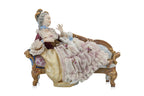 A GROUP OF THREE GERMAN PORCELAIN FIGURAL GROUPS
