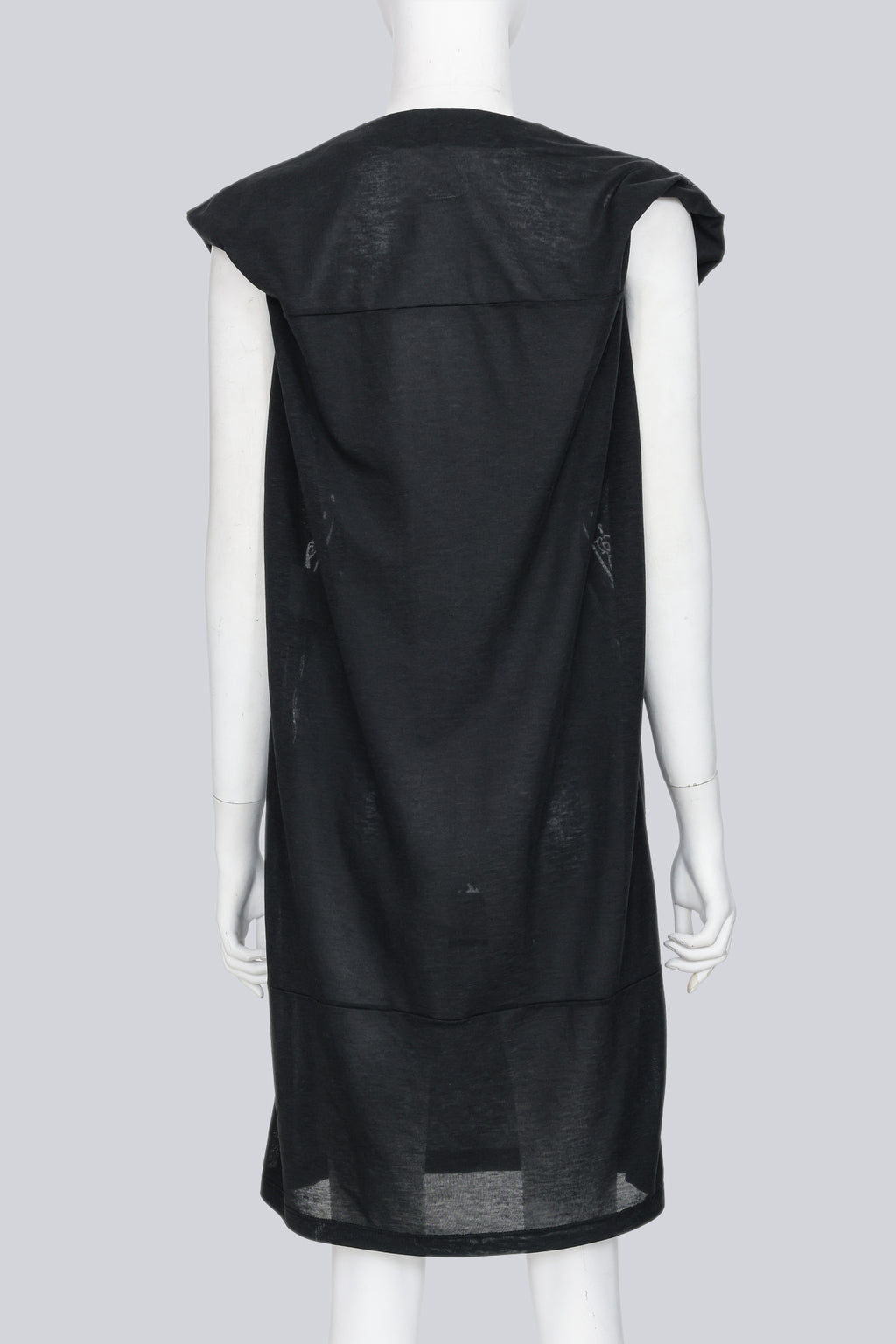 BALENCIAGA.TS - A 2009 SHEER ANCIENT GREECE GOTHIC INSPIRED PRINT DRESS