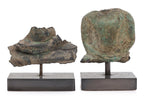 A GROUP OF FIVE SOUTH EAST ASIAN CAST METAL FIGURES