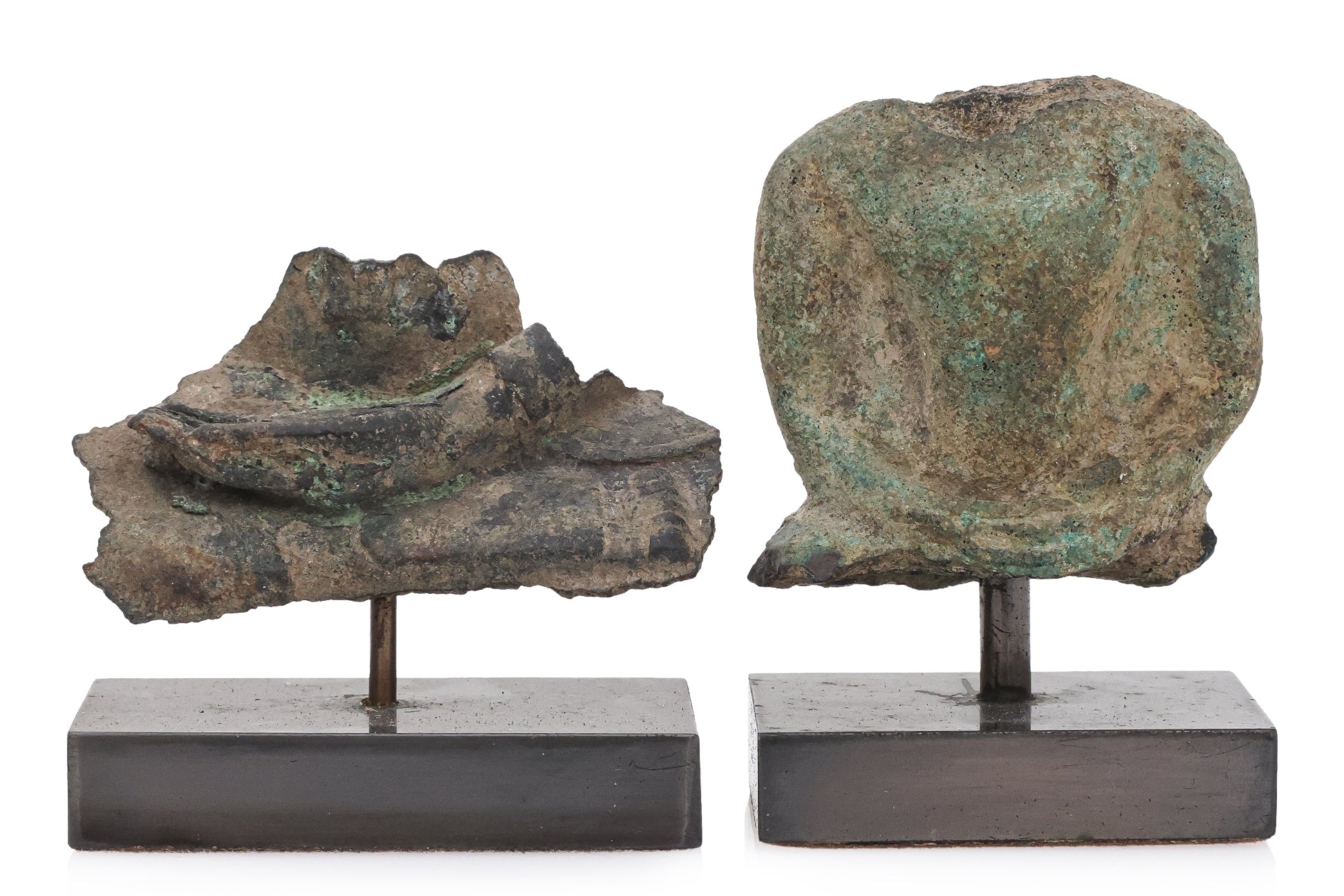 A GROUP OF FIVE SOUTH EAST ASIAN CAST METAL FIGURES