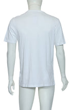 CRAIG GREEN - A WHITE PATCHWORK APPLIQUÉ T-SHIRT