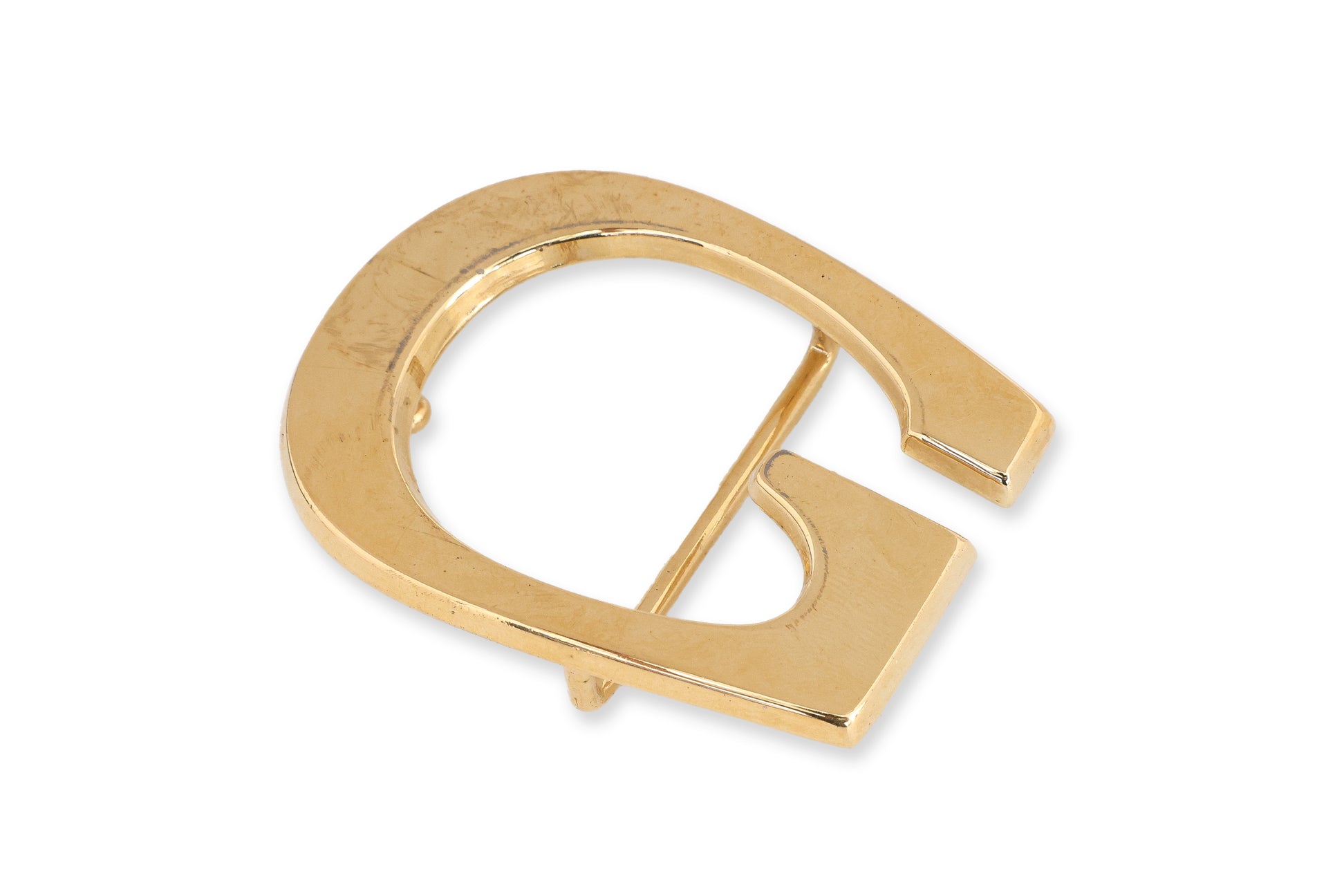 PRADA & GUCCI - TWO LEATHER BELTS AND A BUCKLE