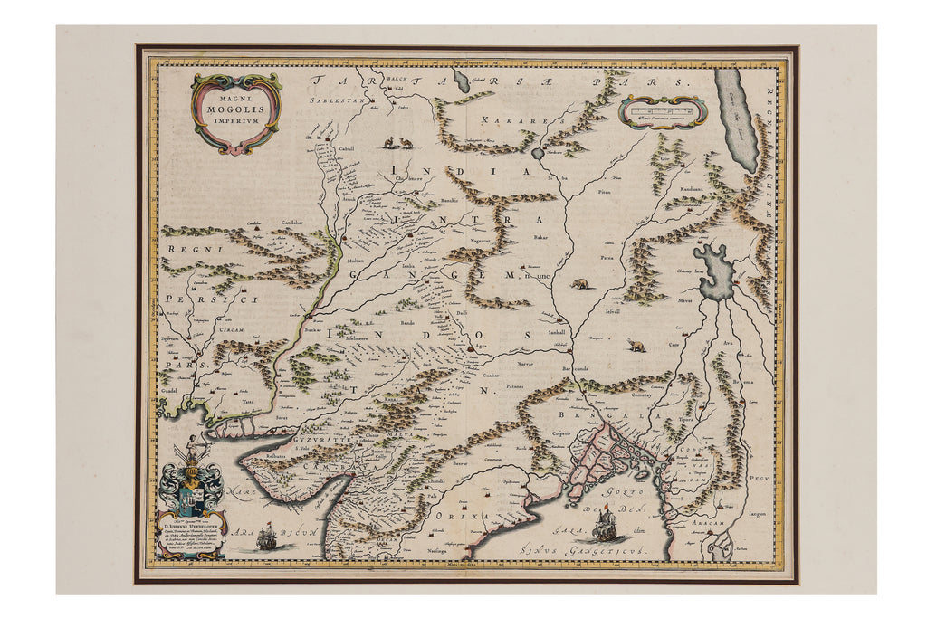 MAGNI MOGOLIS IMPERIUM, JOHANNES & CORNELIUS BLAEU, C. 1640