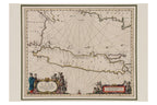 INSULAE IAVAE CUM PARTE INSULARUM BORNEO SVMATRAE... JOHANNES JANSSONIOUS, 1657