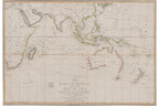 A CHART OF THE INDIAN OCEAN AND PART OF THE SOUTH SEA, JEAN-DENIS BARBIE DU BOCAGE, 1800