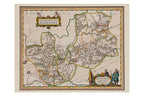 QUEICHEV IMPERII SINARUM PROVINCIA DECIMAQUARTA, JOHANNES BLAEU, 1662
