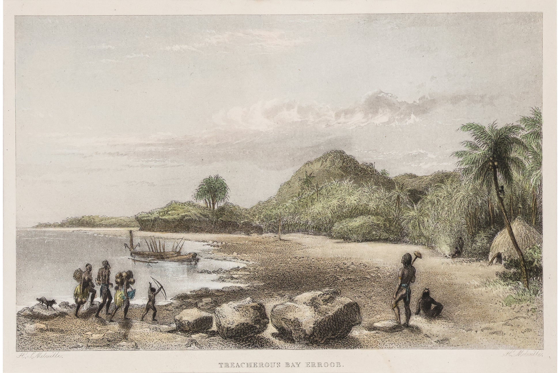 A GROUP OF SIX STUDIES OF INDIGENOUS PACIFIC ISLANDERS, JOSEPH BEETE JUKES, 1847