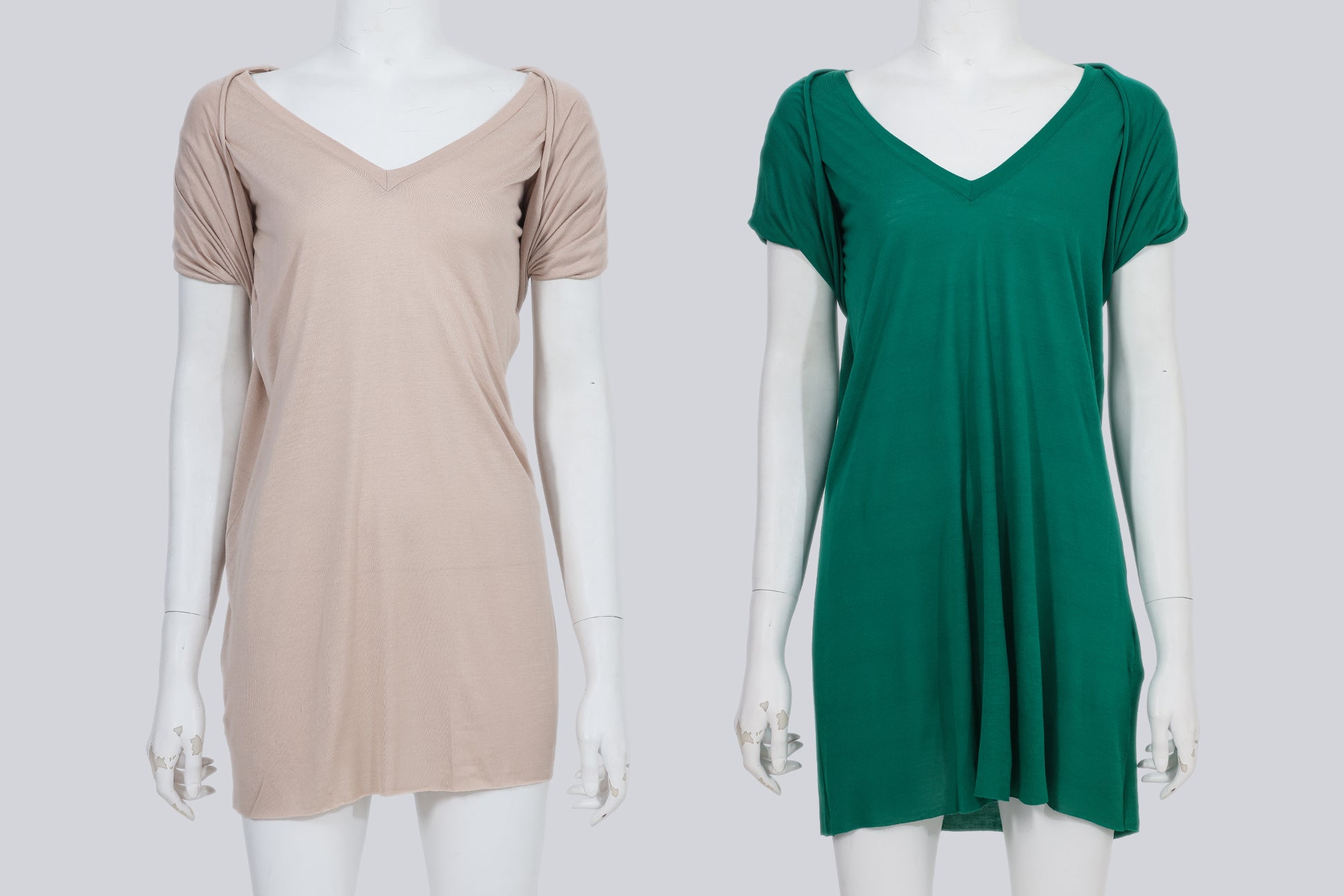 HAIDER ACKERMANN - A PAIR OF V-NECK T-SHIRTS