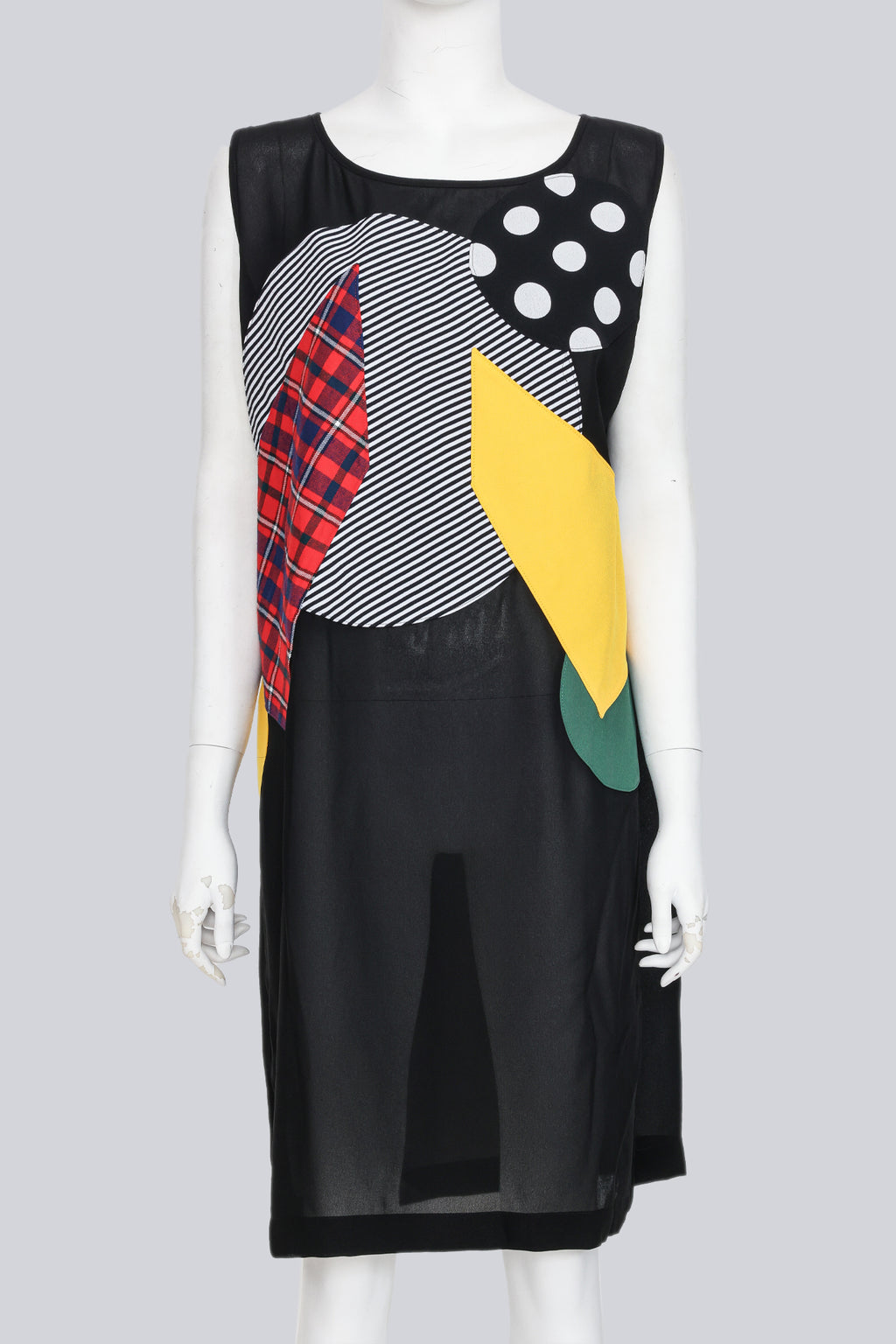 JUNYA WATANABE COMME DES GARCONS - A 2014 ABSTRACT PATCHWORK SHIFT DRESS