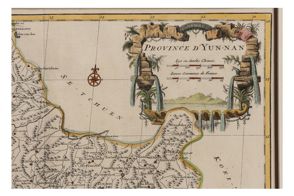 PROVINCE D'YUNNAN, JEAN D'ANVILLE, 1737
