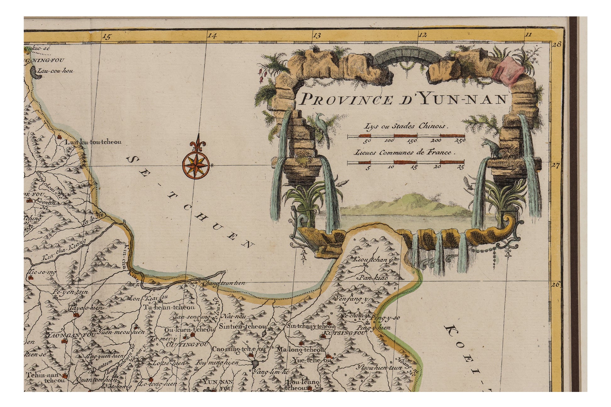 PROVINCE D'YUNNAN, JEAN D'ANVILLE, 1737
