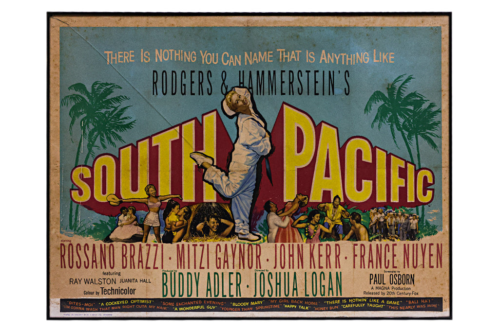 SOUTH PACIFIC (1958), THE STUDENT PRINCE (1954) FILM POSTERS