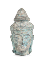 A BUDDHA BRONZE HEAD