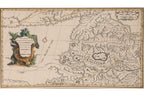 TWO EARLY HAND-COLOURED AND ENGRAVED MAPS OF TIBET, JEAN B. B. D'ANVILLE, 1737