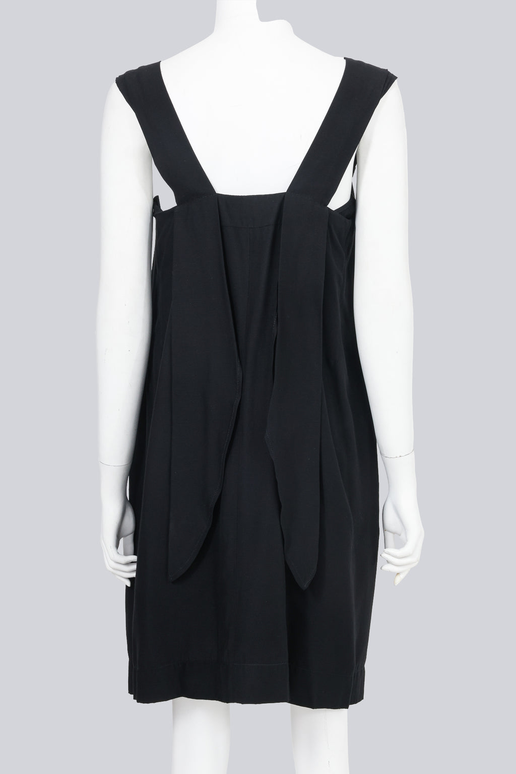 SEE BY CHLOE - A FRONT SLIP BLACK MINI DRESS