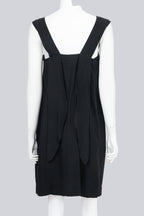 SEE BY CHLOE - A FRONT SLIP BLACK MINI DRESS