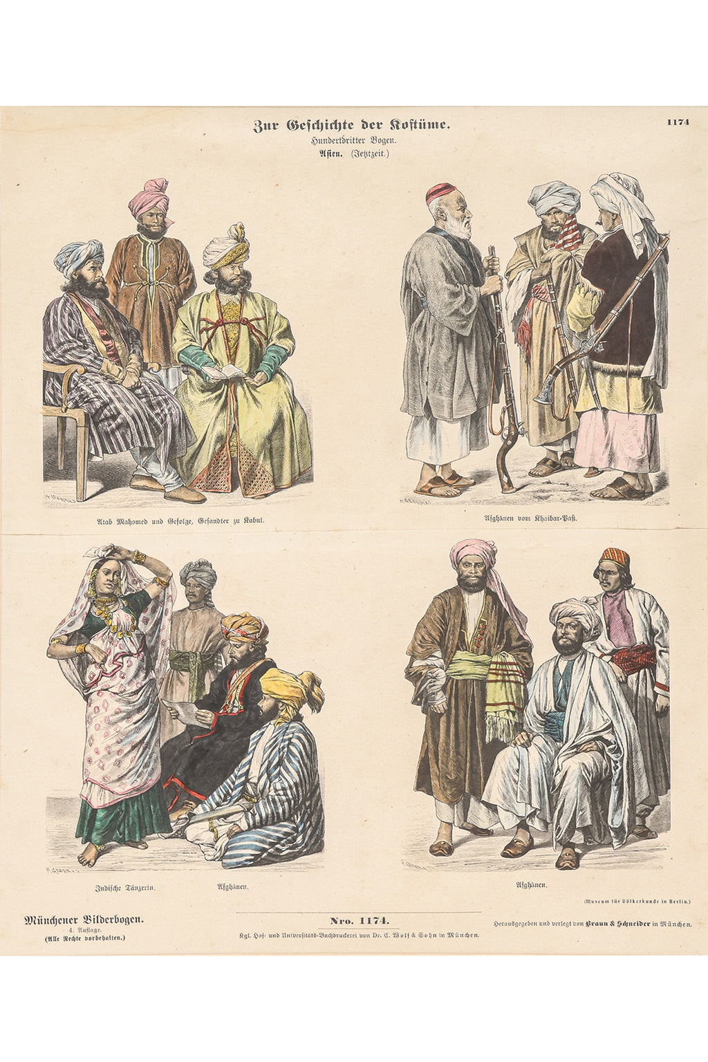A GROUP OF FOUR COSTUME ENGRAVINGS, 1905