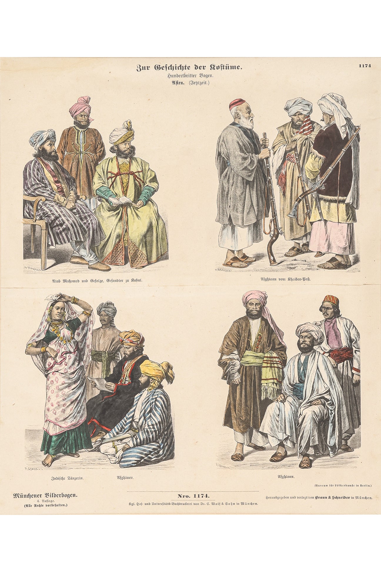 A GROUP OF FOUR COSTUME ENGRAVINGS, 1905