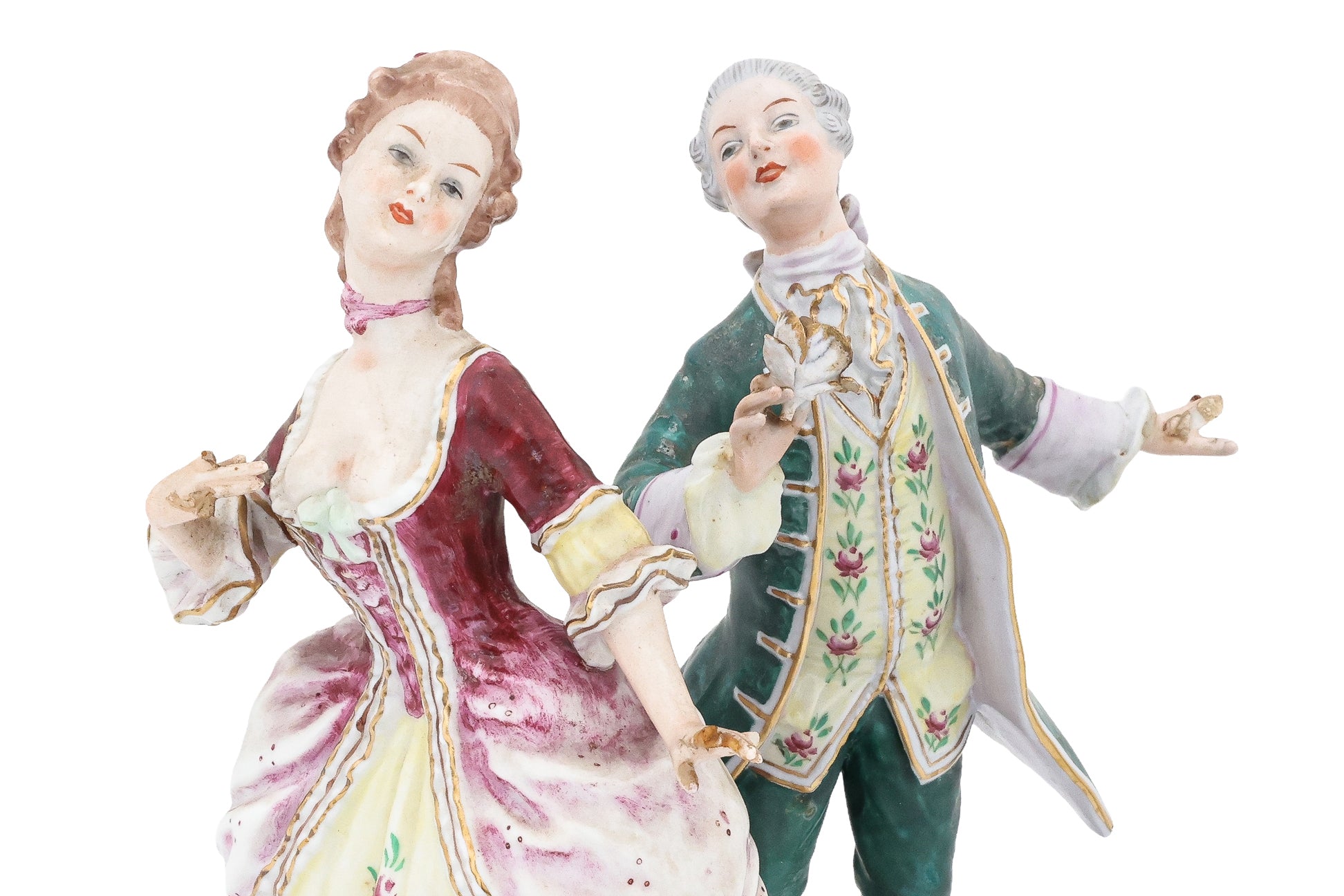 A GROUP OF FIVE WALLDORF PORCELAIN FIGURES