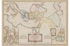 CARTE DES REGIONS ET DES LIEUX DONT IL EST PARLE DANS LE NOUVEAU TESTAMENT, RIGOBERT BONNE, 1771