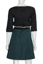 MARNI - A QUARTER SLEEVE DRESS WITH RUFFLED WAIST